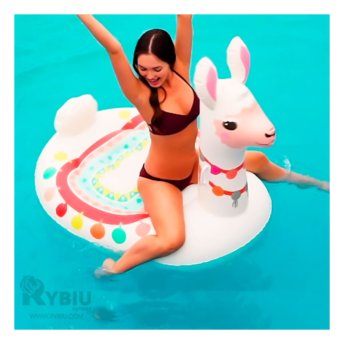 Flotador Versatil para Uso en Blanco Y+Stickers