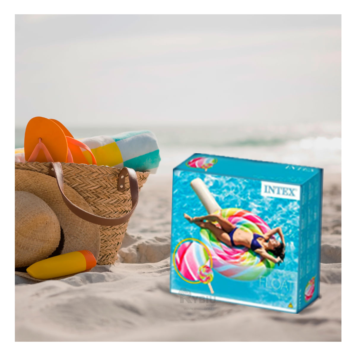 Flotador Apto Cualquier Edad en Multicolor Y+Stickers