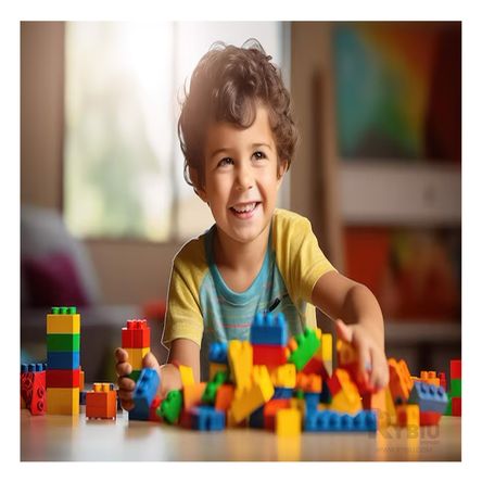 Juego de 226 Bloques en Tono Multicolor Y+Stickers Juego de 226 Bloques en Tono Multicolor Y+Stickers