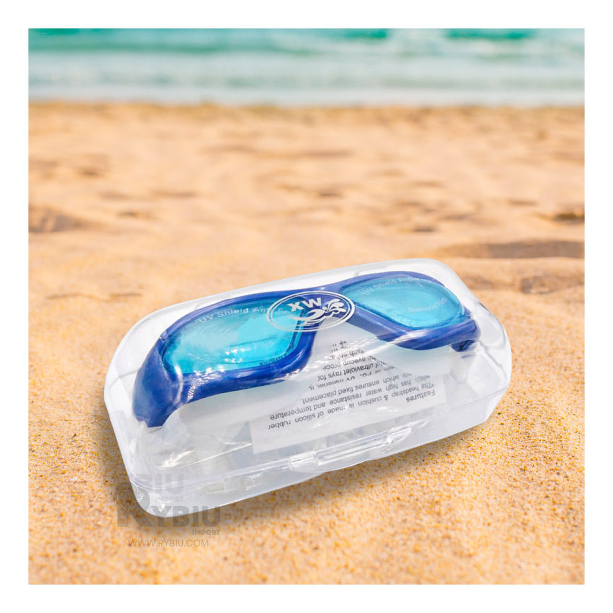 Lentes con Correa de Silicona Ajustable Celeste Y+Agendita