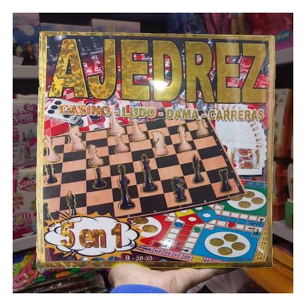 Juego de Mesa Practico y Rectangular 5 en 1 Y+Stickers