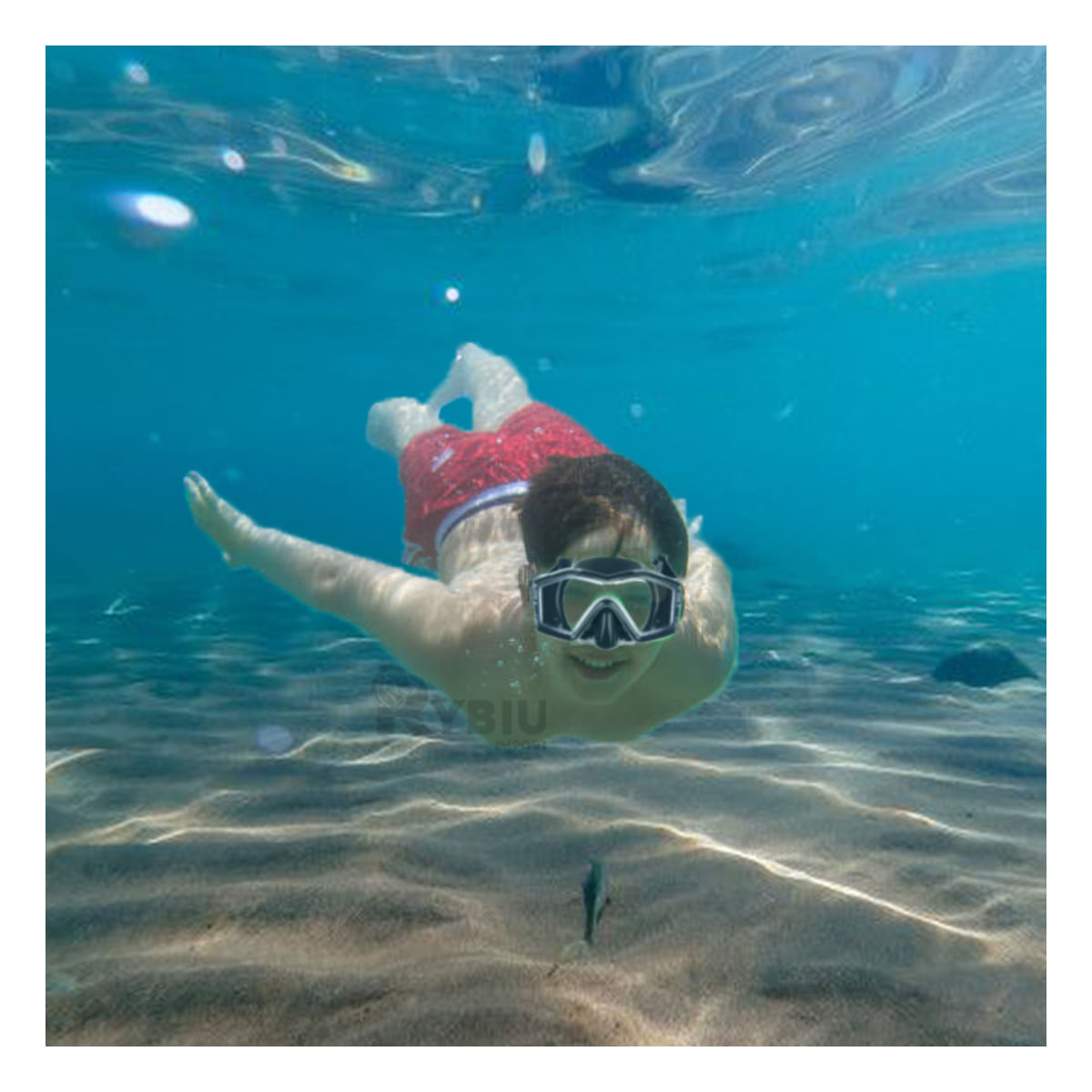 Lentes para Buceo de Pequeños de Casa Color Negro Y+Agendita