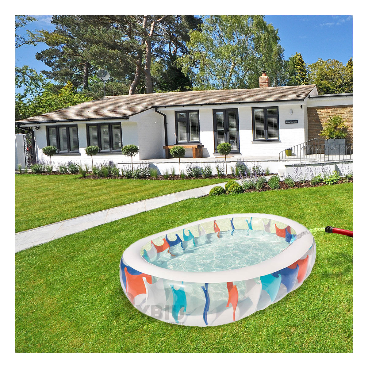 Piscina Practico para Niños en Multicolor Y+Stickers