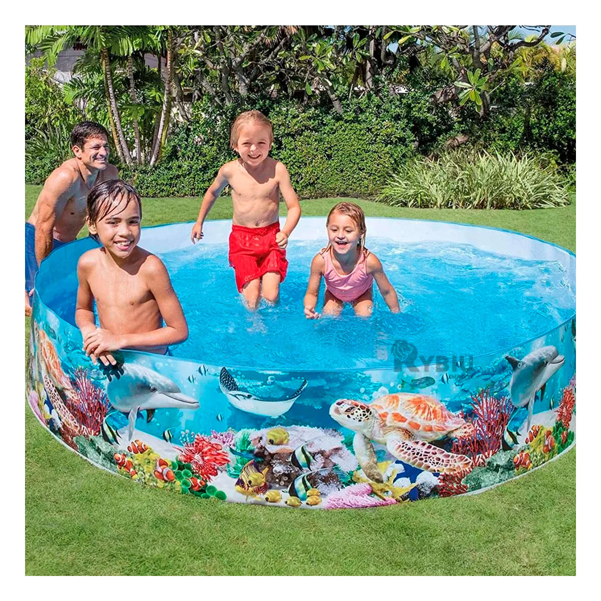 Piscina con Tematica Delfin Niños 58472NP Multicolor