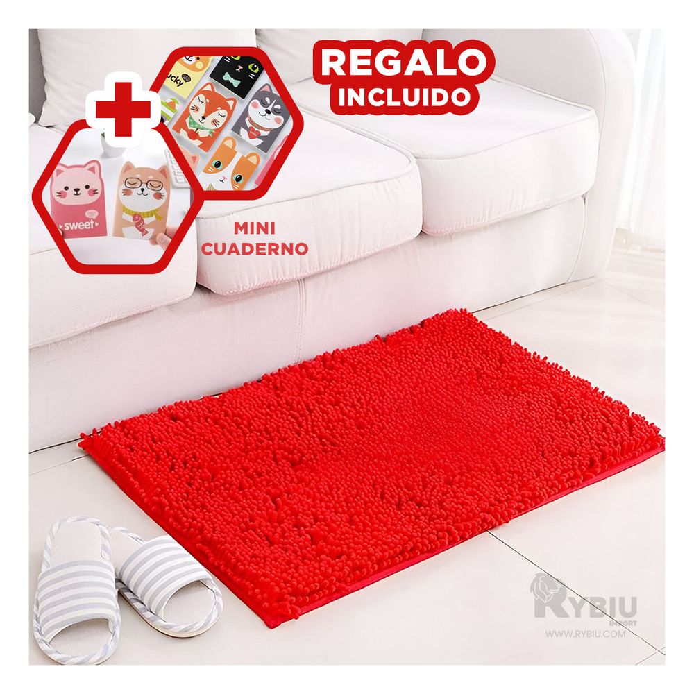 Piso con Diseño Rectangular en Rojo Y+Post-it adhesivos Piso con Diseño Rectangular en Rojo Y+Post-it adhesivos