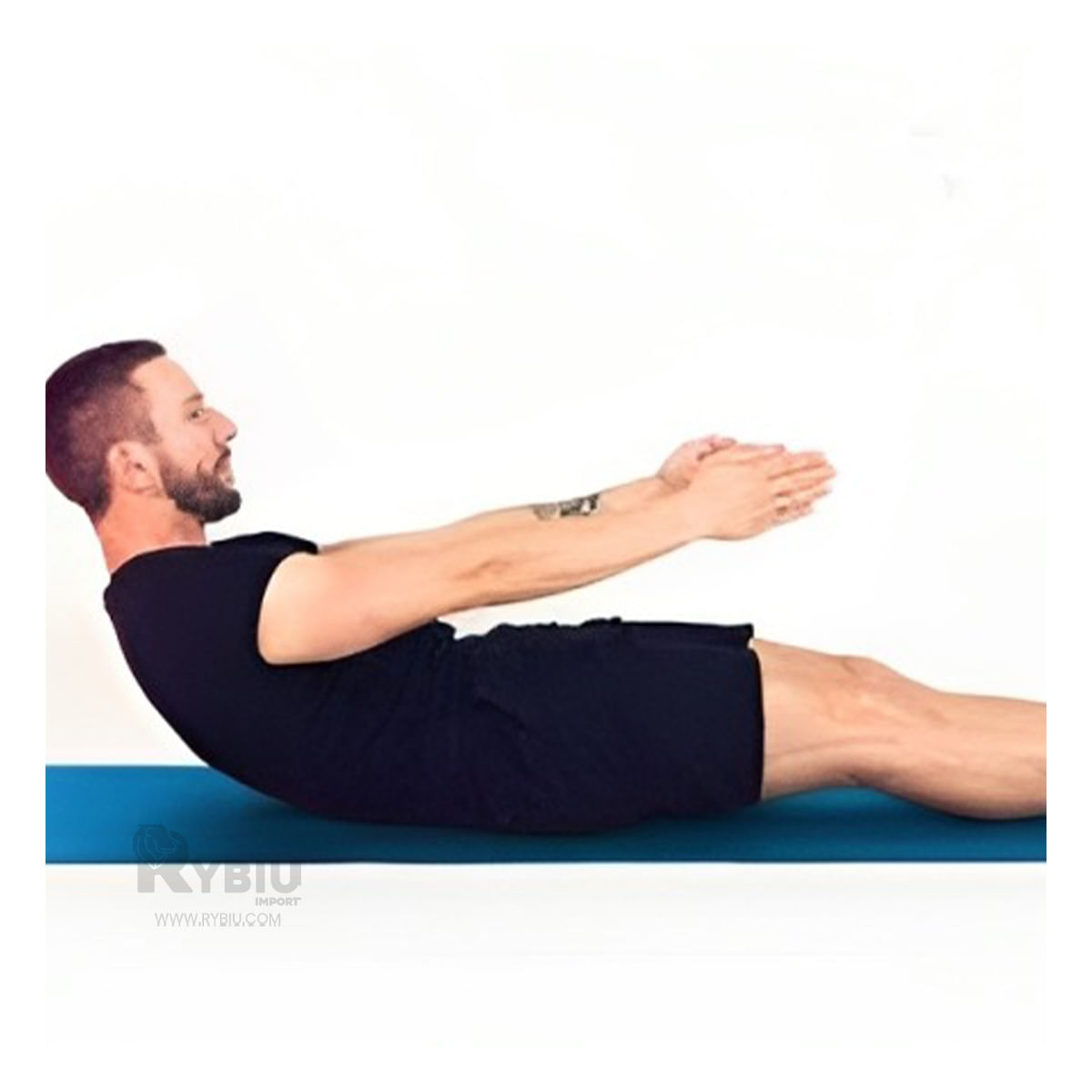 Mat Compacta y Funcional de Color Celeste Y+Stickers