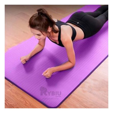 Mat para Yoga Resistente Antideslizante de Color Lila