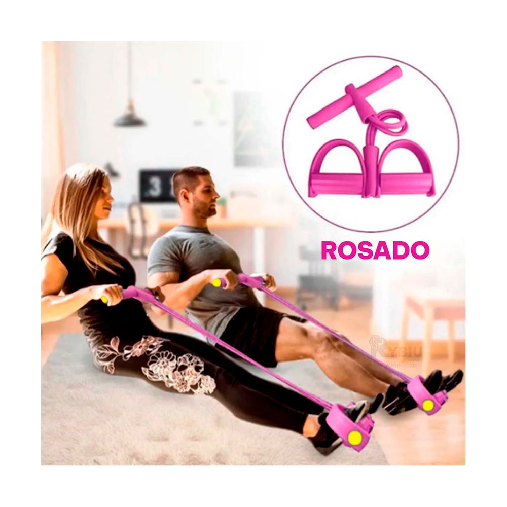 Liga Elastica de Resistencia para Ejercitarse Color Rosado Liga Elastica de Resistencia para Ejercitarse Color Rosado