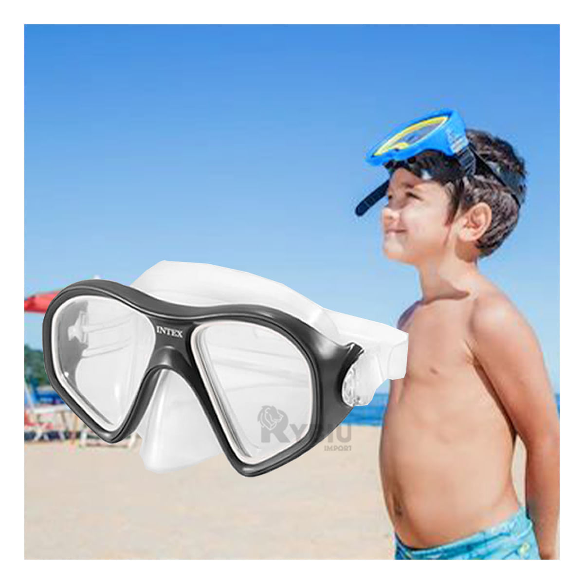 Lentes para Nadar de Pequeños del Hogar en Negro Y+Agendita