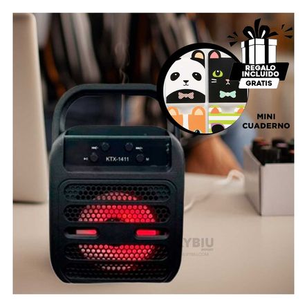 Parlante Innovador para Reuniones de Negro Y+Agendita Parlante Innovador para Reuniones de Negro Y+Agendita