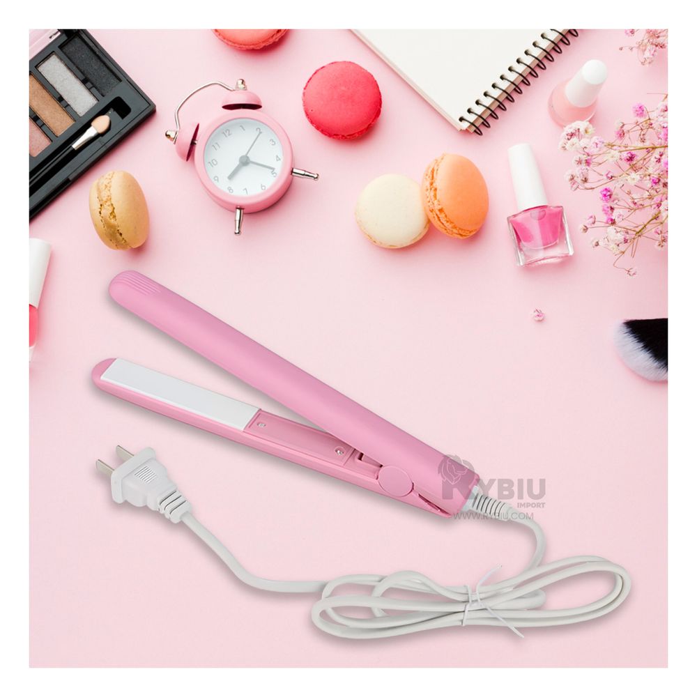Mini Plancha Portatil de Color Rosado Y+Papel de Regalo Mini Plancha Portatil de Color Rosado Y+Papel de Regalo