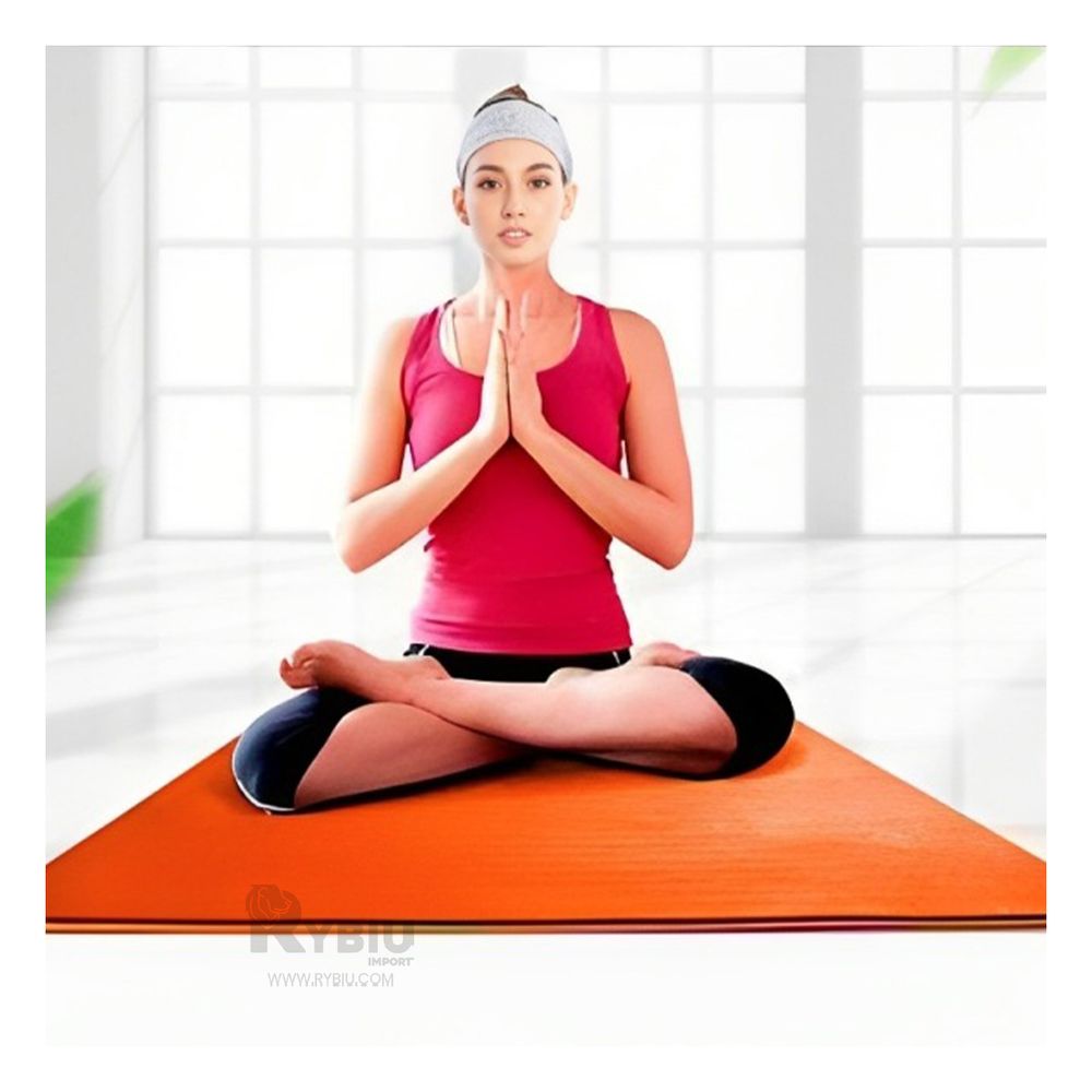 Mat de 10mm para Yoga Goma Eva de Color Anaranjado Mat de 10mm para Yoga Goma Eva de Color Anaranjado