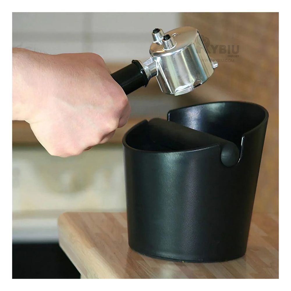 Recipiente para Residuos de Cafe en Color Negro Recipiente para Residuos de Cafe en Color Negro