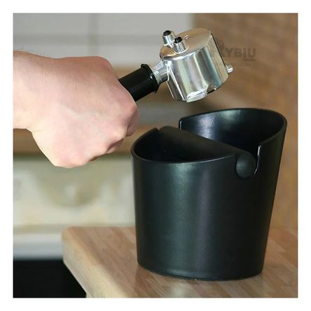 Recipiente para Residuos de Cafe en Color Negro