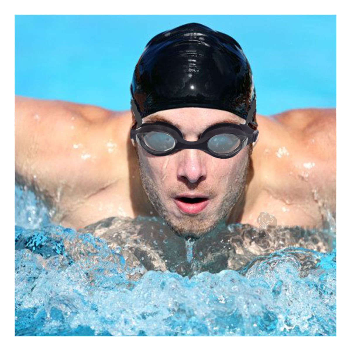 Lentes Ajustables y Comodo MG-1600 en Negro Y+Stickers