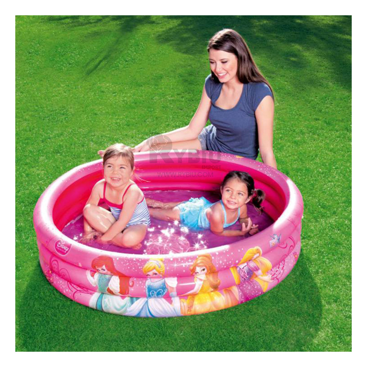 Piscina Princesa Ligera de Color Rosado Y+Papel de Regalo