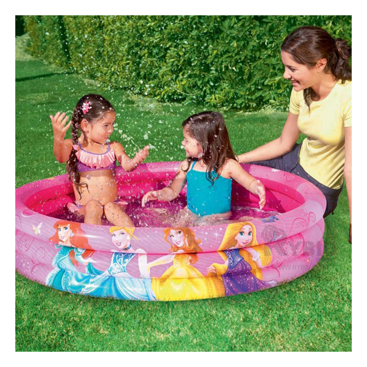 Piscina Princesa para Niños de Color Rosado