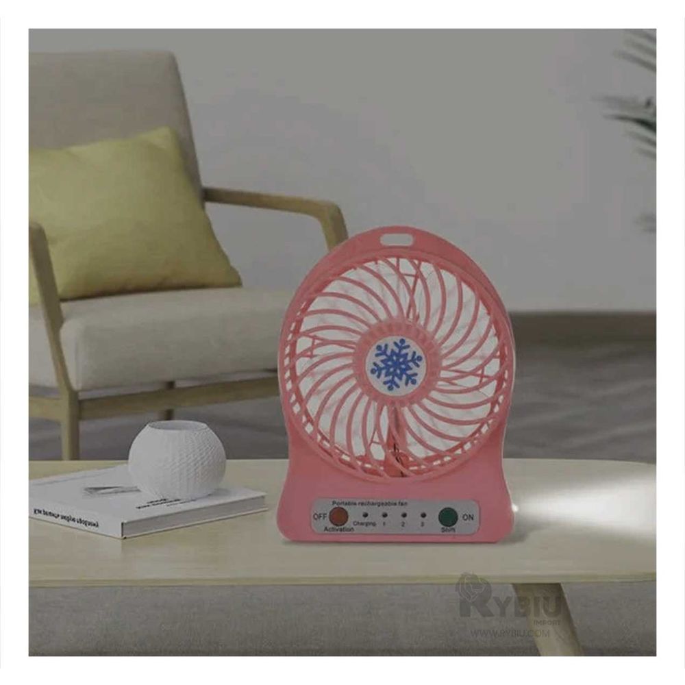 Mini Ventilador Portatil Fresco y Compacto en Color Rosado Mini Ventilador Portatil Fresco y Compacto en Color Rosado