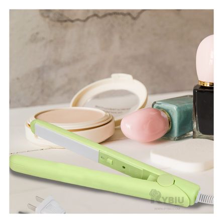 Mini Plancha de Cabello para Damas de Color Verde Mini Plancha de Cabello para Damas de Color Verde