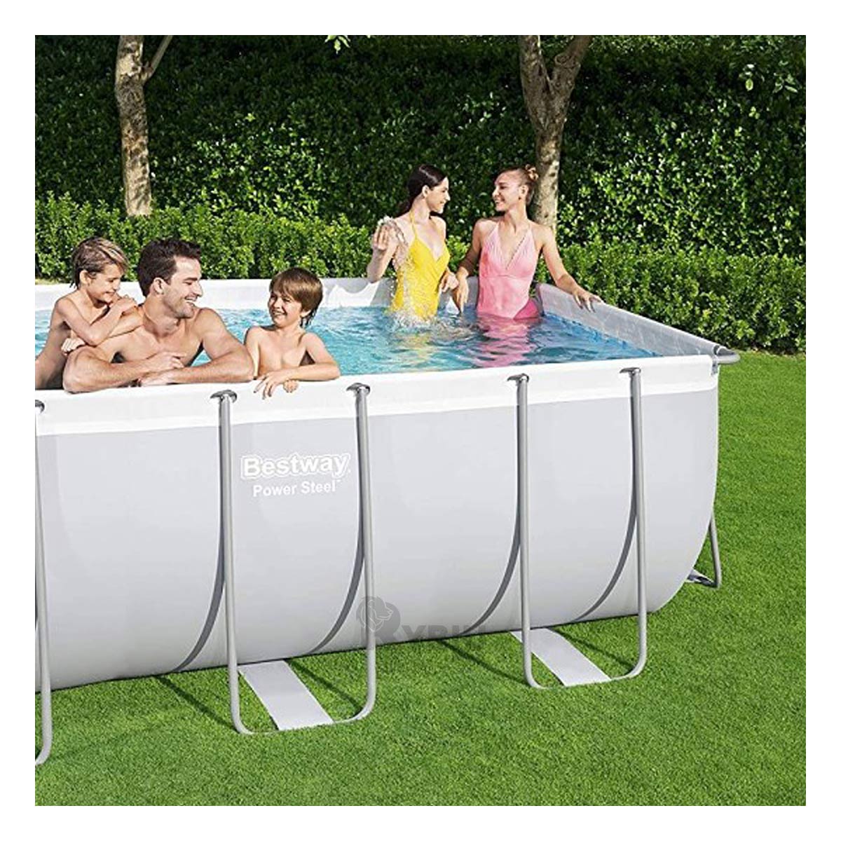 Piscina Compacta y Funcional en Plomo Y+Papel de Regalo