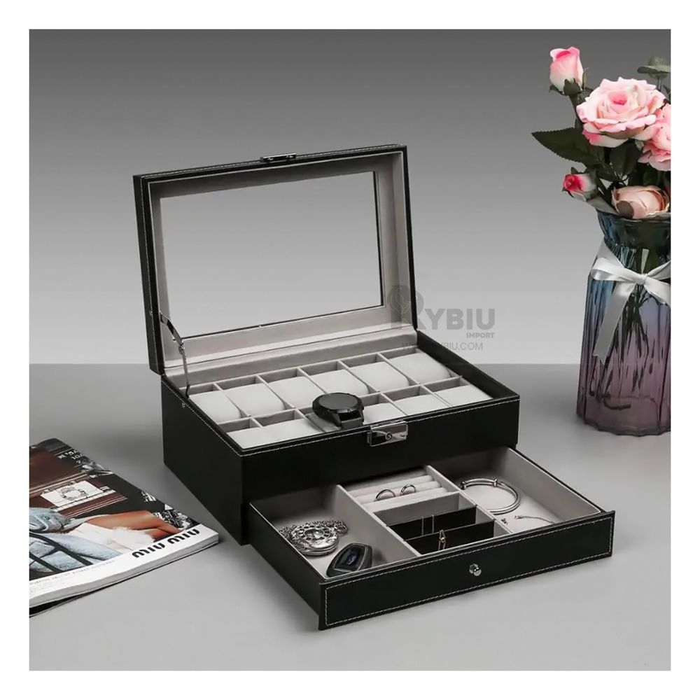 Organizador con Cojines Extraibles Negro Y+Papel de Regalo Organizador con Cojines Extraibles Negro Y+Papel de Regalo