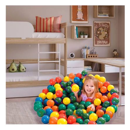 Set Divertido de 100 Pelotas Multicolor Y+Agendita Set Divertido de 100 Pelotas Multicolor Y+Agendita