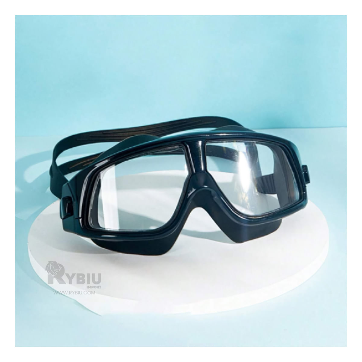 Lente de Natacion con Proteccion UV en Color Negro