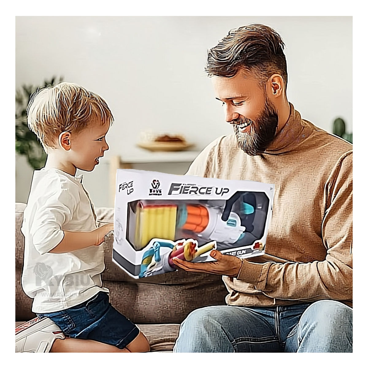 Set de Lanzador 5 Dardos en Multicolor Y+Papel de Regalo