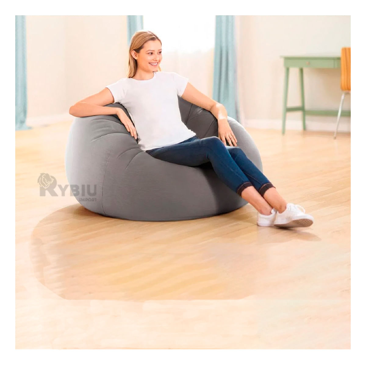 Sofa Facil de Montar en Color Plomo Y+Agendita