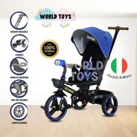 Triciclo Guiador Modelo Italiano Eyob Kids BELLISSIMO Azul
