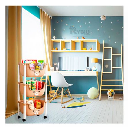 Organizador Practico con Diseño de Oso Marron Y+Stickers