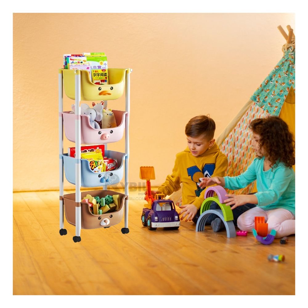 Organizador Resistente de 4 Niveles Multicolor Y+Agendita Organizador Resistente de 4 Niveles Multicolor Y+Agendita