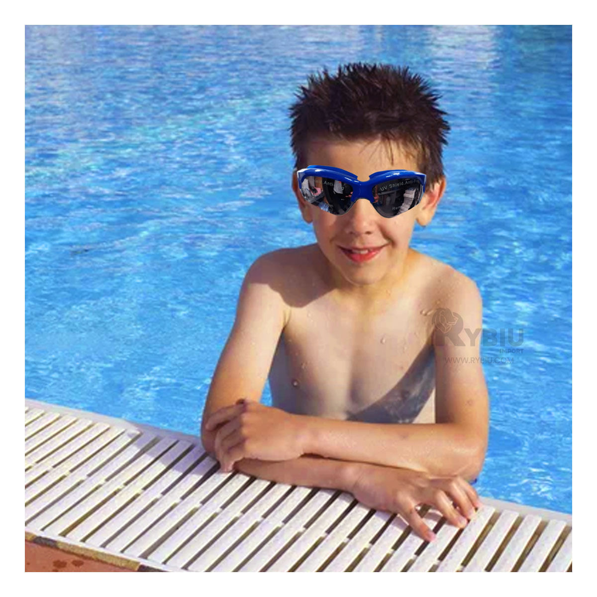 Lentes de Silicona Ajustable en Azul Y+Agendita