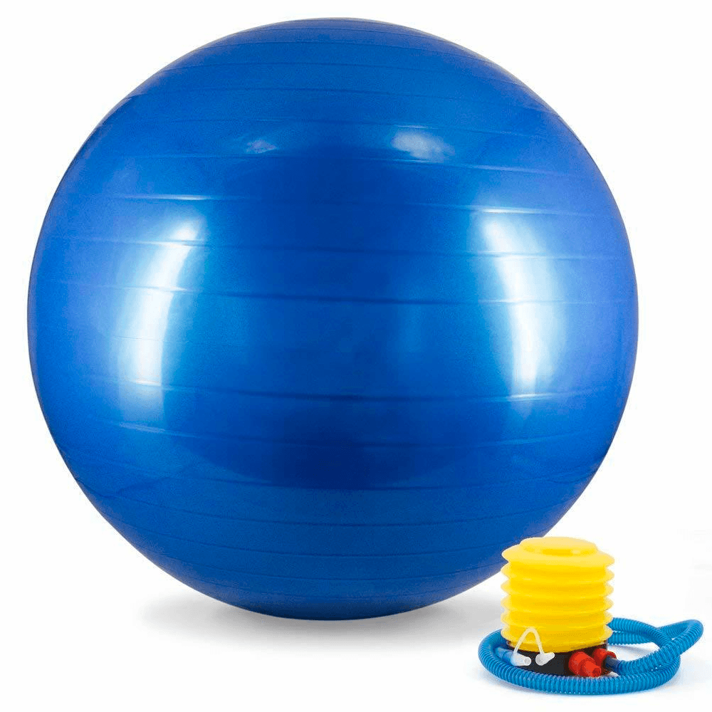 Pelota Yoga 75cm Azul Pilate + Inflador