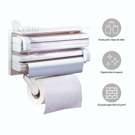 Organizador de Rollos 3 en 1 Organizador de Rollos 3 en 1