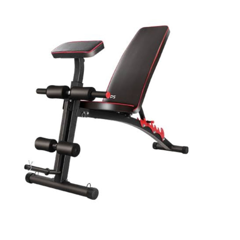 Banca Regulable para Pesas Gym Máquina Múltiple Predicador + Liga