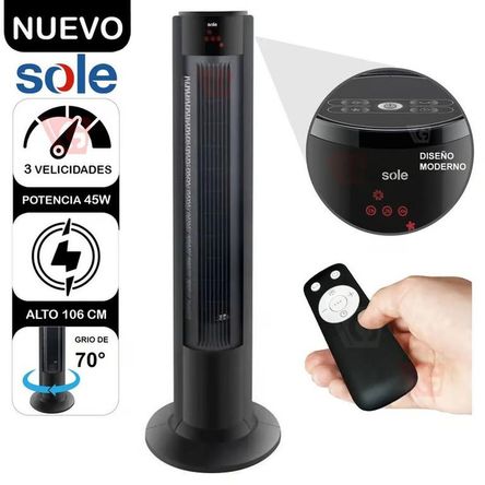 Ventilador de torre Sole 45W SOLAIR018