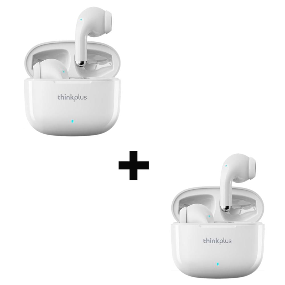 Audífonos Inalámbricos Lenovoc LP40 Pro x2 Blanco BT 5.1