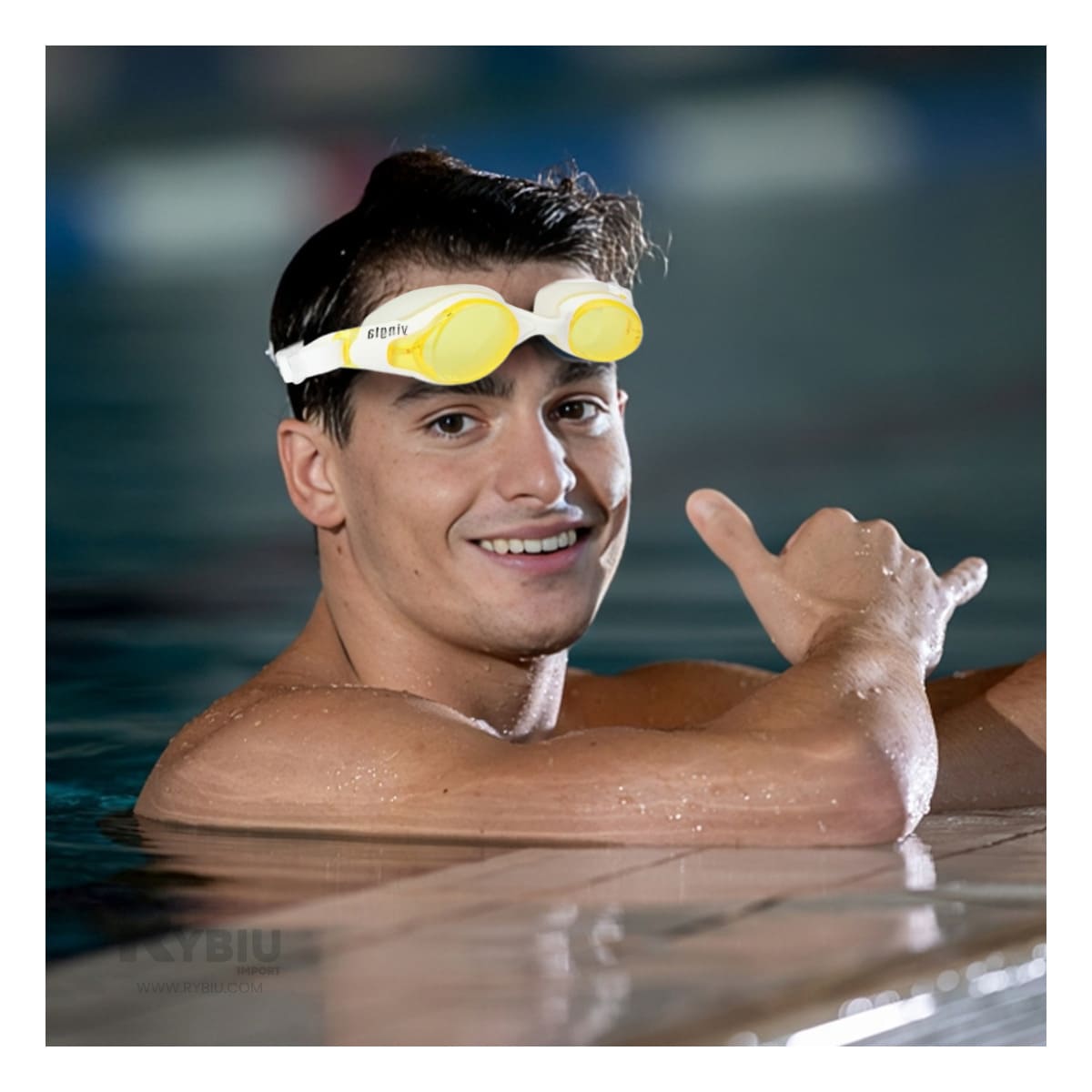 Lentes de Buceo para los Pequeños de Casa en Color Amarillo