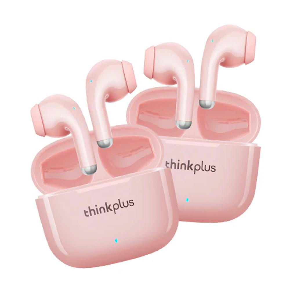 Audífonos Inalámbricos Lenovo LP40 PRO x2 Rosado BT 5.1