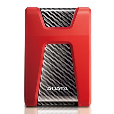 Disco Duro Externo AData Durable HD650 1TB Rojo USB AHD650-1TU31-CRD