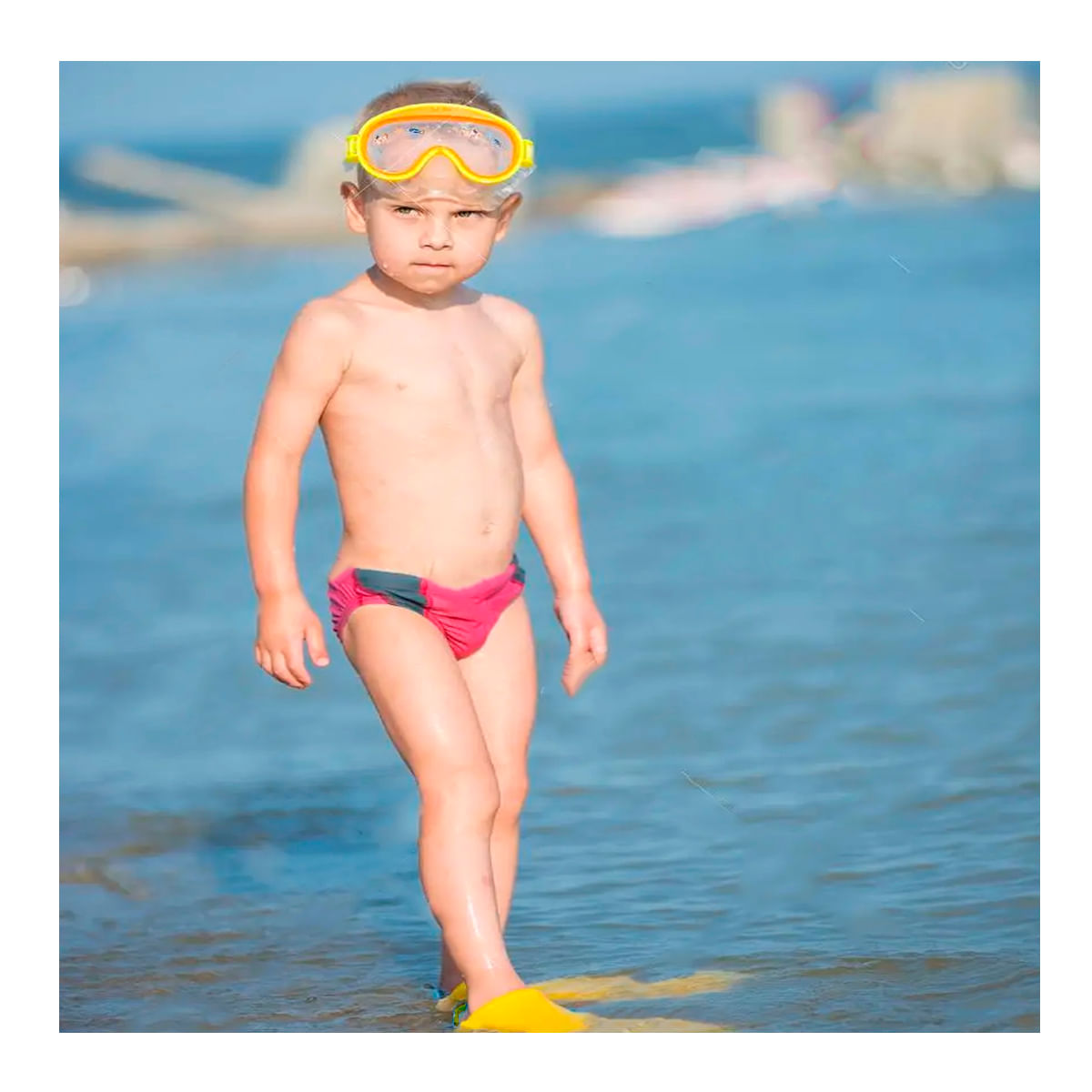 Set Seguro para Pequeños Aventureros Amarillo Y+Stickers