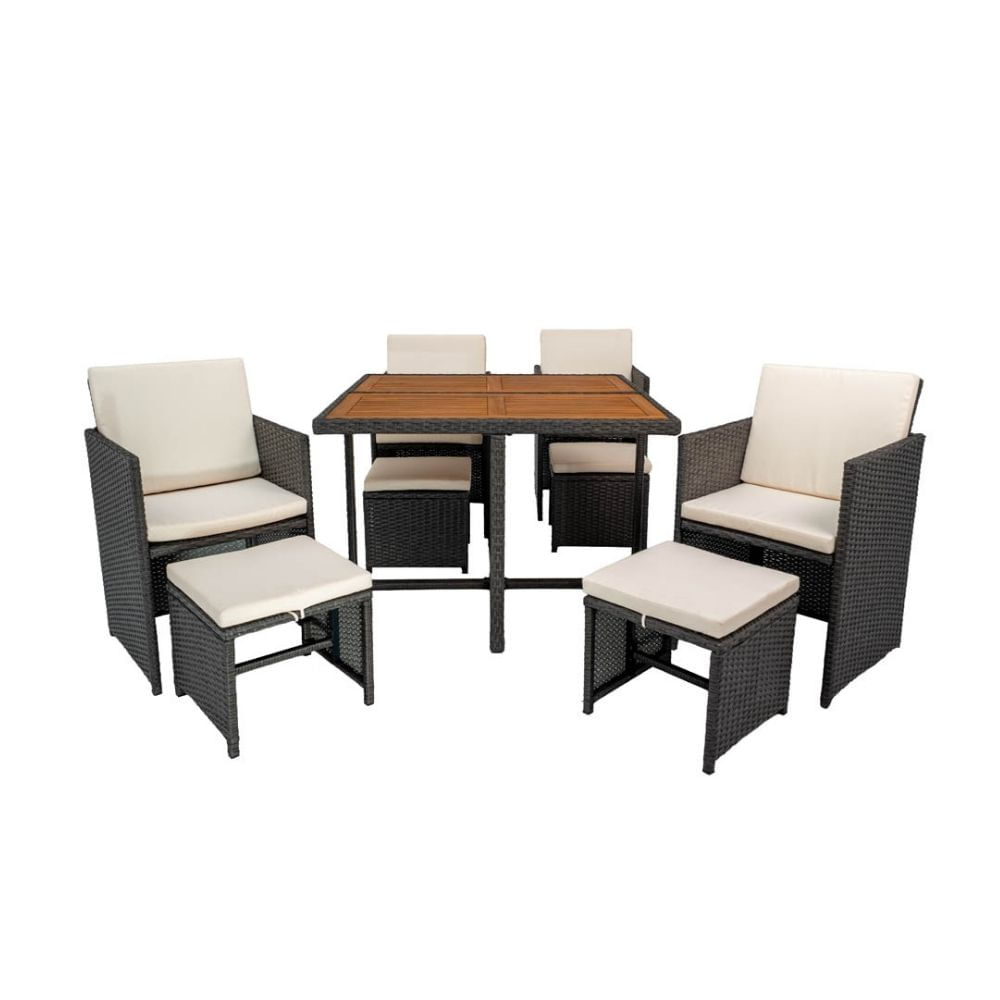 Juego de Comedor de Terraza Columbia 4-8 Personas Orange