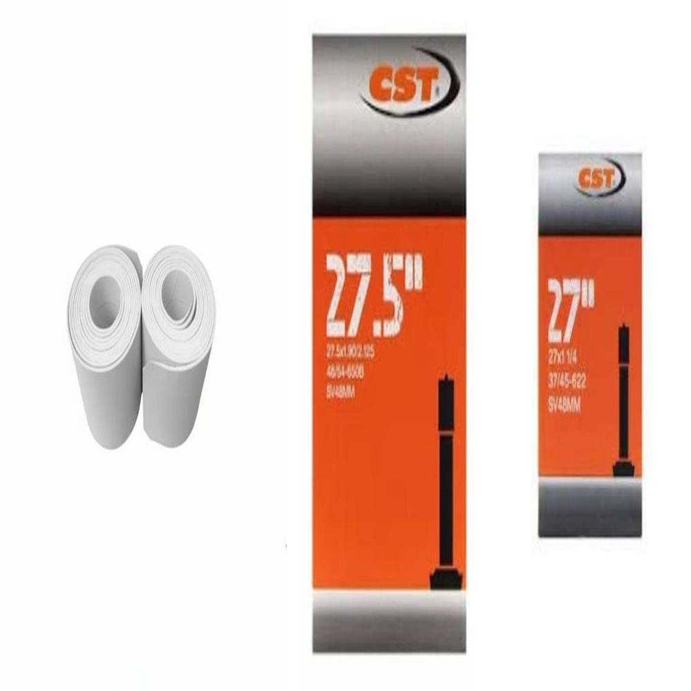 2 CAMARA CST 27.5 + BANDAS ANTIPINCHAZOS PARA BICICLETA