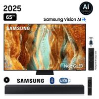 Televisor Samsung 65 Neo Qled 4k Vision Ai Smart TV QN65QN70FAGXPE + Soundbar HW B400