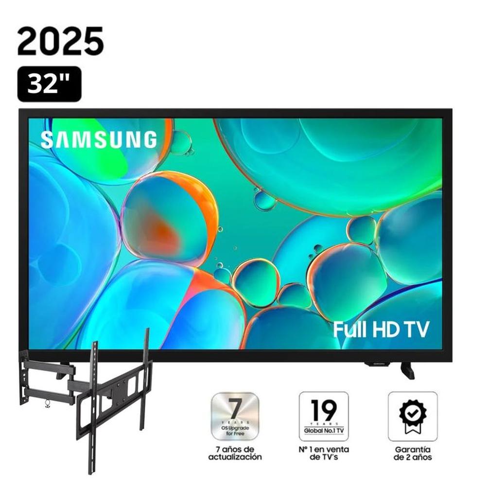 Televisor Samsung 32 HD Smart TV UN32H5000F + Rack Giratorio