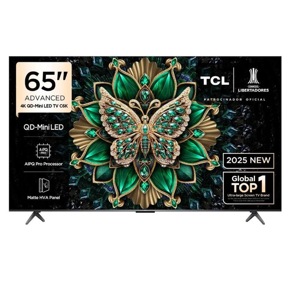 Televisor TCL Mini LED 65"" QD UHD 4K Smart Google TV 65C6K - Nuevo 2025