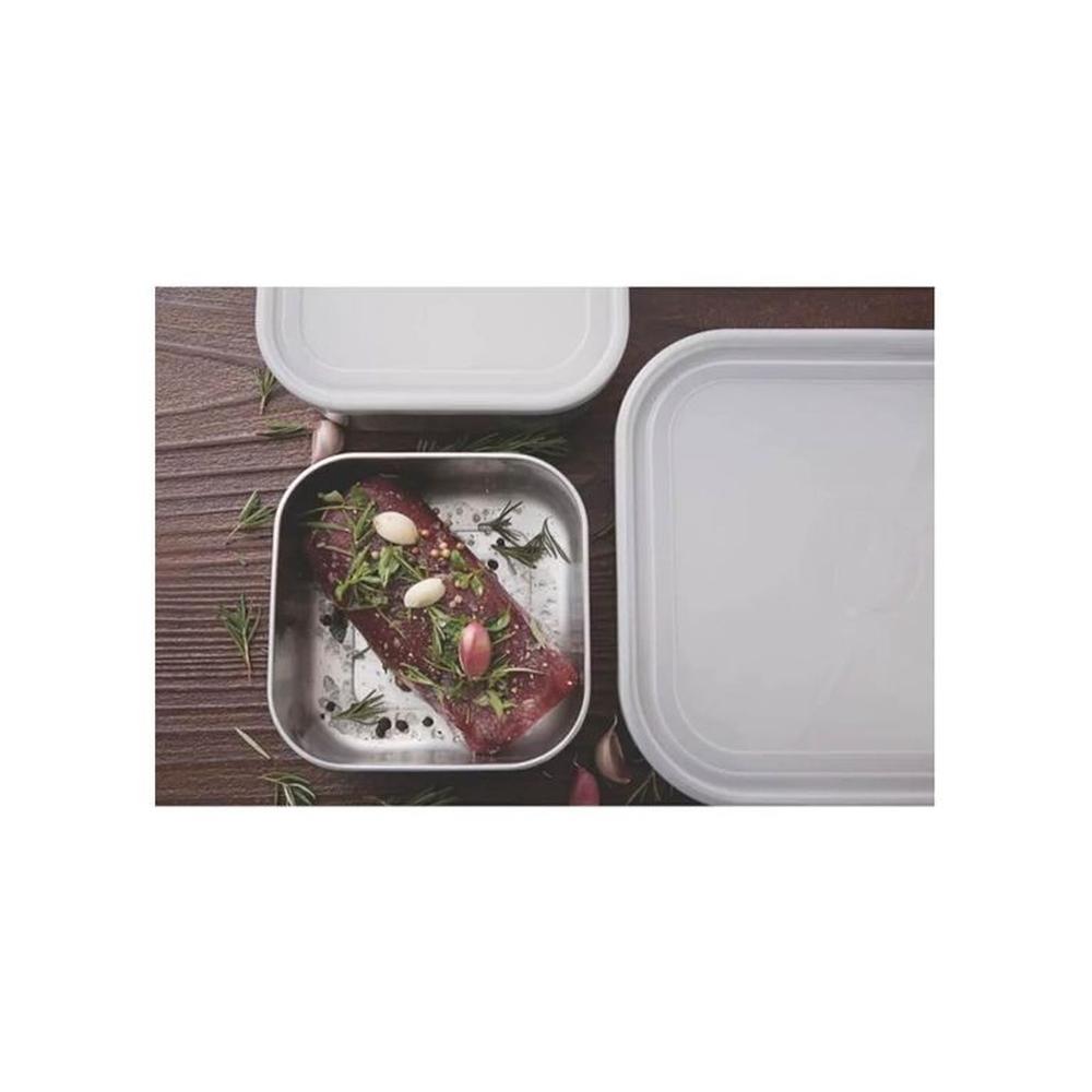 Juego de Taper TRAMONTINA X3 piezas Cuadrado