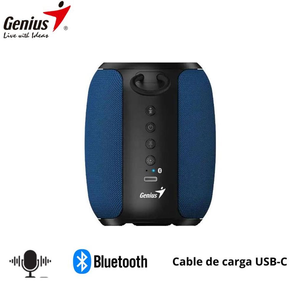 PARLANTE GENIUS SP-915BT BLUETOOTH 5W 6H MIC AI COPILOT RGB BLACKBLUE