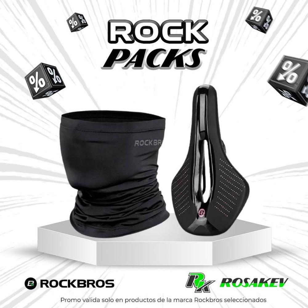 ASIENTO RUTERO ROCKBROS MAS BANDANA NEGRO